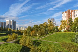 Moscow, Russia, October 10. 2017. 16 districts of a Zelenograd Administrative District, Europe