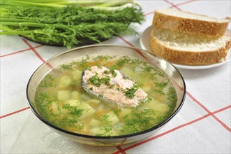 Ear of trout with herbs