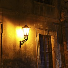 Old fashioned street light