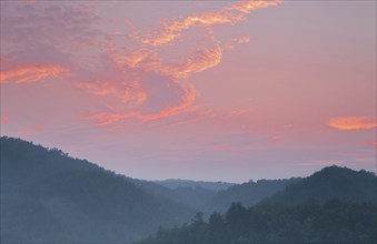 Smoky Mountain sunrise. USA