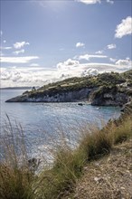 Great typical Greek landscape, Mediterranean nature of Greece. Landscape shot during the day on