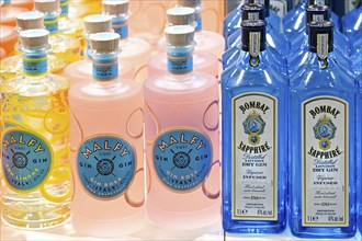 Spirits Malfy and Bombay Sapphire Gin