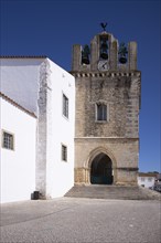 Church tower, Cathedral Igreja da Sé Catedral de Faro, Old Town, Faro, Algarve, Portugal, Europe