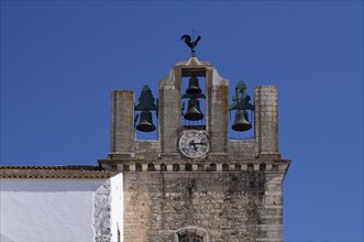 Church tower, Cathedral Igreja da Sé Catedral de Faro, Old Town, Faro, Algarve, Portugal, Europe