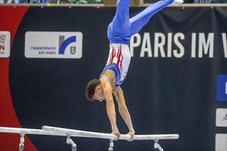 22.06.2024: Olympic qualification in apparatus gymnastics in Rüsselsheim Picture: Milan Hosseini on