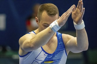 22.06.2024: Olympic qualification in apparatus gymnastics in Rüsselsheim Picture: Ukrainian guest