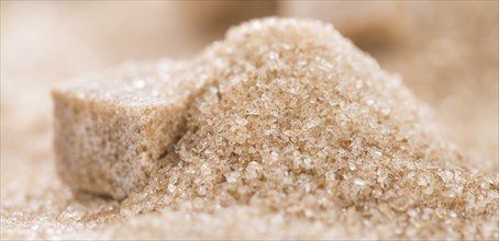 Detailed close-up shot of Brown Sugar as background image