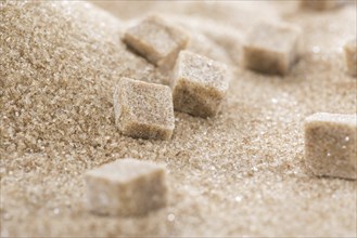 Detailed close-up shot of Brown Sugar as background image