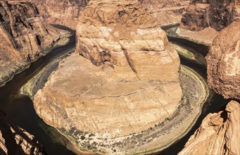 Horseshoe Bend, Colorado River at Grand Canyon, Arizona, USA, North America