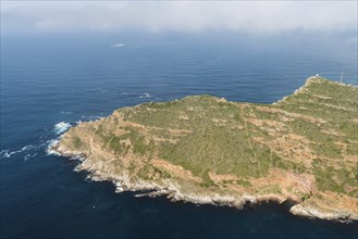 Cape Point South Africa aerial view shot from a helicopter