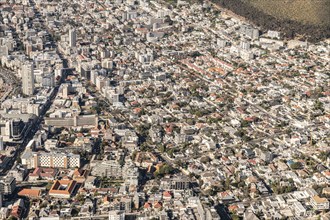 Cape Town South Africa, aerial view, shot from a helicopter