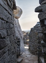 Ancient ruins of Great Zimbabwe during a nice winter day