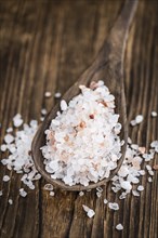 Portion of Pink Salt (close-up shot, selective focus)