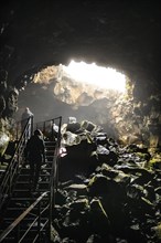 Old Lava cave in Iceland open for tourists