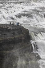 Majestic Gullfoss waterfall in Iceland along the golden circle