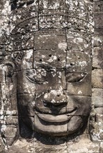 Bayon temple complex in the Ankor Wat area Cambodia