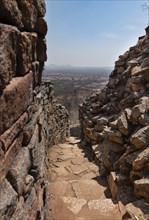 Ancient ruins of Great Zimbabwe (southern Africa) near Lake Mutirikwe