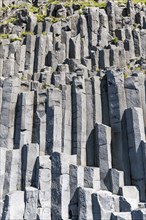 Basalt Columns close-up shot in Vik, Iceland, Europe