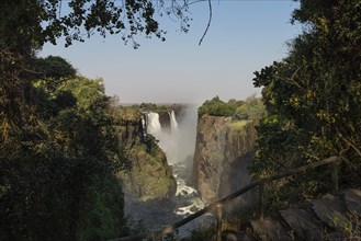 Victoria Falls (also called Mosi-oa-Tunya) near Livingstone in Zimbabwe