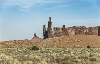 Famous Monument Valley in Arizona, USA, North America