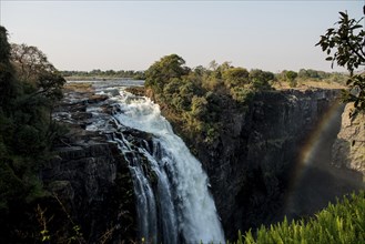 Victoria Falls (also called Mosi-oa-Tunya) near Livingstone in Zimbabwe