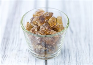 Brown Rock Candy (detailed close-up shot, selective focus)