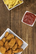 Chicken Nuggets as detailed close-up shot (selective focus)