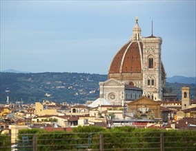 View of Duomo Santa Maria del Fiore in Florence, italy