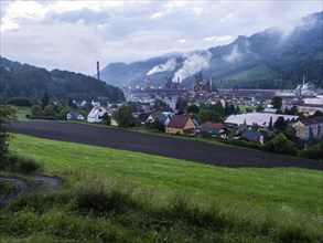 Voestalpine steelworks in the Donawitz district, known for the first application of the