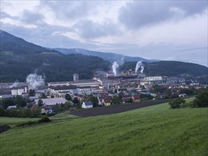 Voestalpine steelworks in the Donawitz district, known for the first application of the