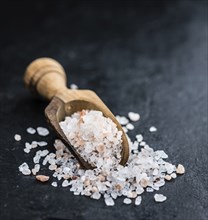 Portion of Pink Salt (close-up shot, selective focus)