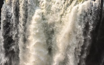 The great Victoria Falls (view from Zimbabwe side) during dry season