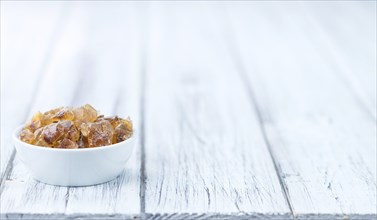 Brown Rock Candy (detailed close-up shot, selective focus)