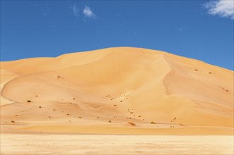 The beautiful Omani Rub al-Chali Desert during summer