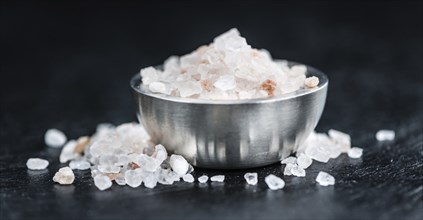 Portion of Pink Salt (close-up shot, selective focus)