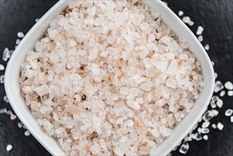 Portion of Pink Salt (close-up shot, selective focus)