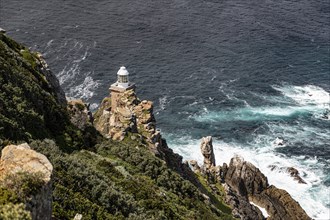 New lighthouse at Cape Point, South Africa. The most southern point of the African continent