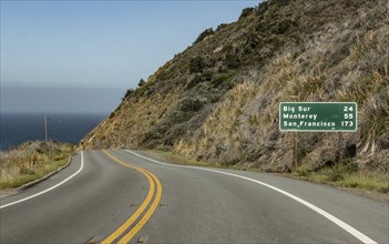 Pacific Coast Highway in California, USA, North America