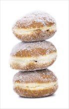 Portion of homemade Berliner Doughnuts (selective focus, close-up shot)