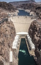 The famous Hoover Dam near Las Vegas, USA, North America