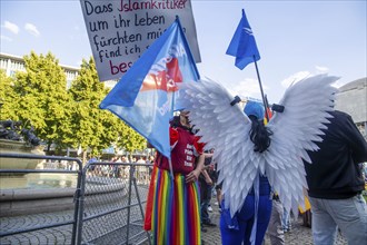 AfD rally under the slogan STOP ISLAMISM in Mannheim: A week earlier, there was a fatal knife