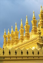 Architectural detail, Pha That Luang, Vientiane, Laos, Asia