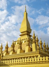 Pha That Luang stupa, Vientiane, Laos, Asia