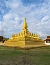 Pha That Luang stupa, Vientiane, Laos, Asia