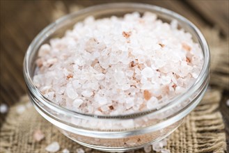 Portion of Pink Salt (close-up shot, selective focus)