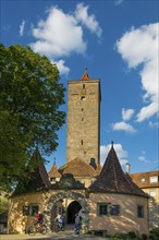 Medieval town, Rothenburg ob der Tauber, Romantic Road, Franconia, Bavaria, Germany, Europe