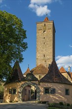 Medieval town, Rothenburg ob der Tauber, Romantic Road, Franconia, Bavaria, Germany, Europe