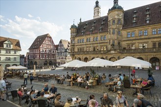 Medieval town, Rothenburg ob der Tauber, Romantic Road, Franconia, Bavaria, Germany, Europe