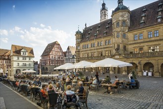 Medieval town, Rothenburg ob der Tauber, Romantic Road, Franconia, Bavaria, Germany, Europe