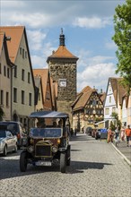 Medieval town, Rothenburg ob der Tauber, Romantic Road, Franconia, Bavaria, Germany, Europe